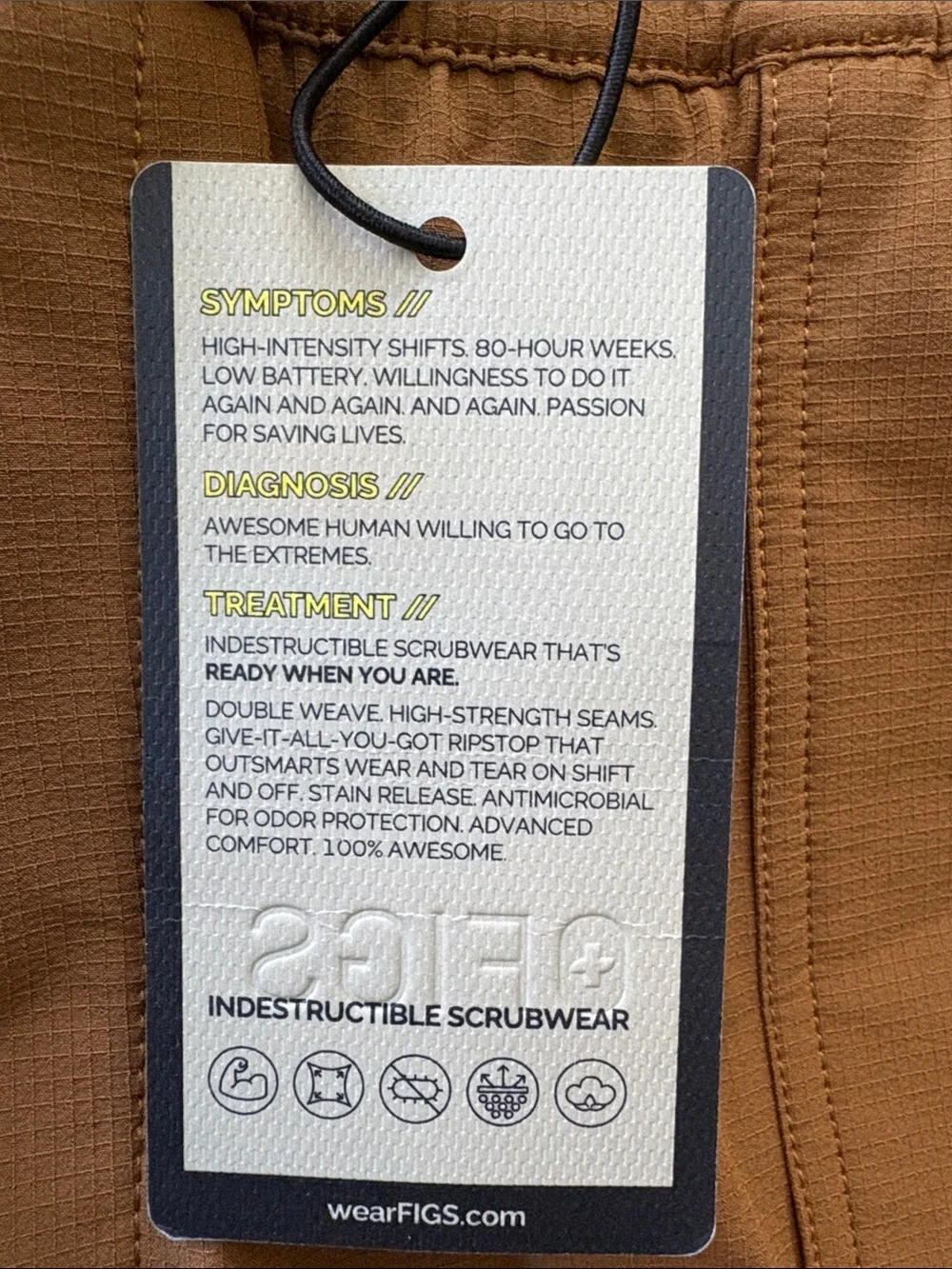 Figs Cargo Scrub Pant Size 2XL NWT